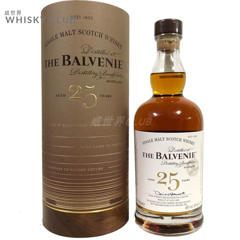 百富25年珍稀融合桶高年份单一纯麦威士忌进口洋酒Balvenie 行货