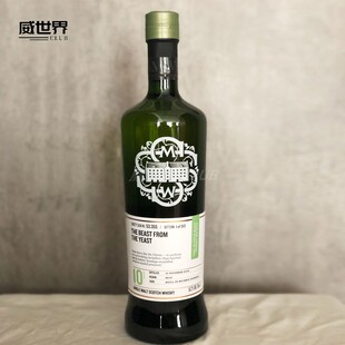 SMWS 53.355酵母野兽10年泥煤烟熏单一麦芽威士忌协会酒行货 没盒