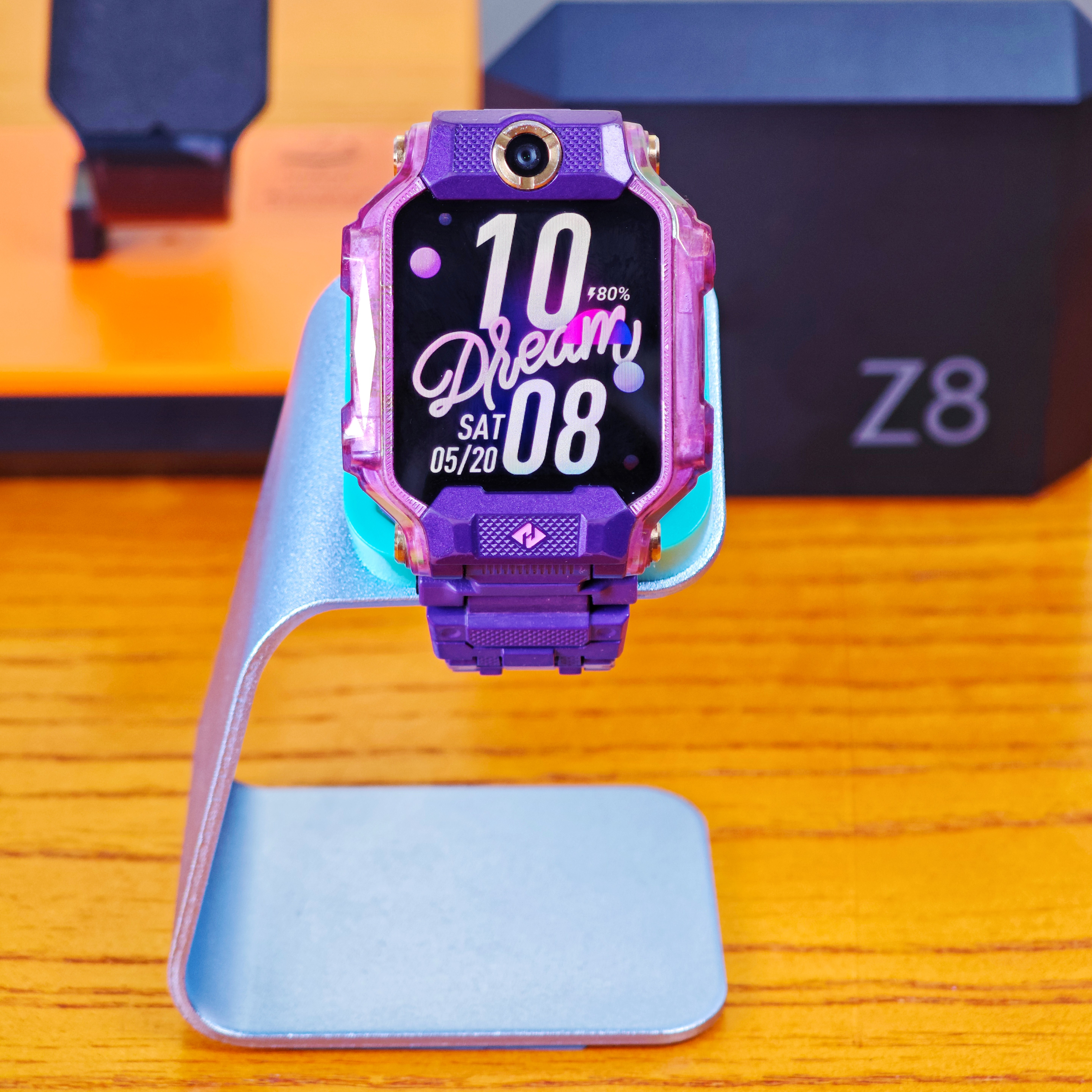 9新 原装无修 6642二手自用闲置小天才z8儿童智能电话手表 紫色,智能设备,智能手表手环表带/腕带,淘宝优惠券,粉丝福利购,淘宝优惠卷