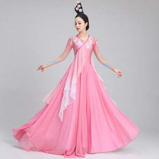 今朝醉舞蹈服装中国舞国风仙气开场舞群舞演出服女飘逸艺考表演服