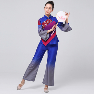 苏区母亲同款舞蹈服红歌晚会表演服采茶舞村姑秧歌服革命抗战服装