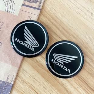 适用本田HONDA摩托车油箱标志3D立体浮标金属圆形标志CBR1000 CRF