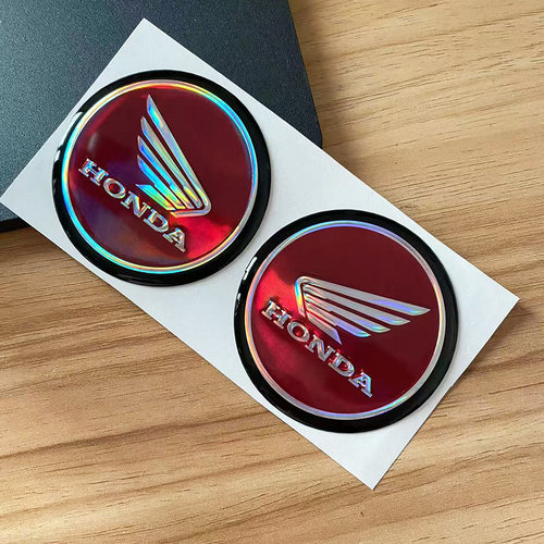 适用本田摩托车油箱标志CBR600 CBR1000油箱立体贴标金翼GL车标