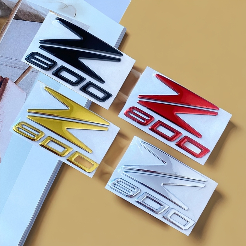 适用于川崎Kawasaki Ninja800 小忍者软胶贴标 车贴改装立体标志