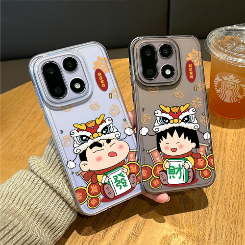 醒狮蜡笔小新手机壳适用一加系列