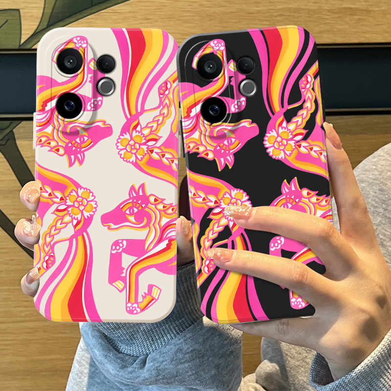 马年限定同款手机壳适用vivos50本命年s30promini新年20pro过年19新款18小马17粉色16por中国风15外壳剪纸套,3C数码配件,手机保护套/壳,淘宝优惠券,粉丝福利购,淘宝优惠卷