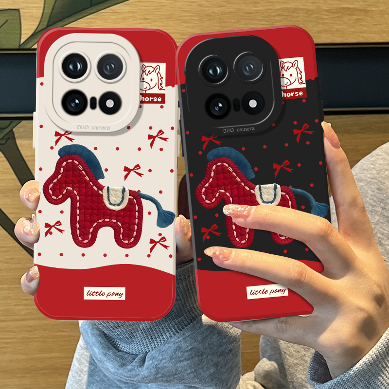 刺绣小马手机壳适用于IQOO系列