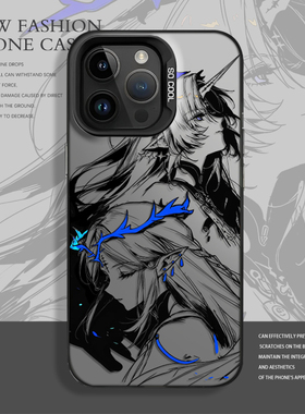 鸣潮卡提希娅手机壳适用苹果17线条动漫iphone16promax华为pura80pro二次元mate70小米17红米15iqoo14一加13