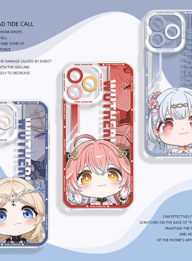 大头鸣潮手机壳适用苹果16洛可可少女iphone15promax华为pura80pro动漫二次元mate70小米14红米iqoo一加vivo