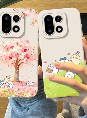 春天chiikawa手机壳适用一加15乌萨奇1+ace6小八13T吉伊5pro卡哇12情侣3春日11新款2高级感oppo外壳oneplus女