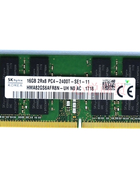 SK海力士  HMA82GS6AFR8N-UH 16G 2RX8 PC4 2400T DDR4笔记本内存