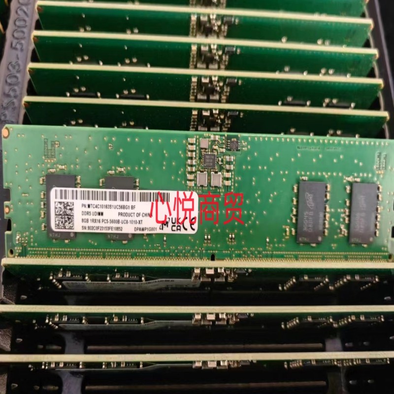 MT/镁光 MTC4C10163S1UC56BG1 8G 1RX16 DDR5 5600 台式机内存