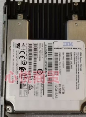 IBM 01EJ601 01EJ805 V5000 Gen2 存储SSD固态硬盘 1.92T 2.5 SAS