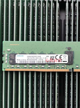 三星M393A2K40BB2-CTD7Q 16G 1RX4 PC4-2666V DDR4 ECC服务器内存
