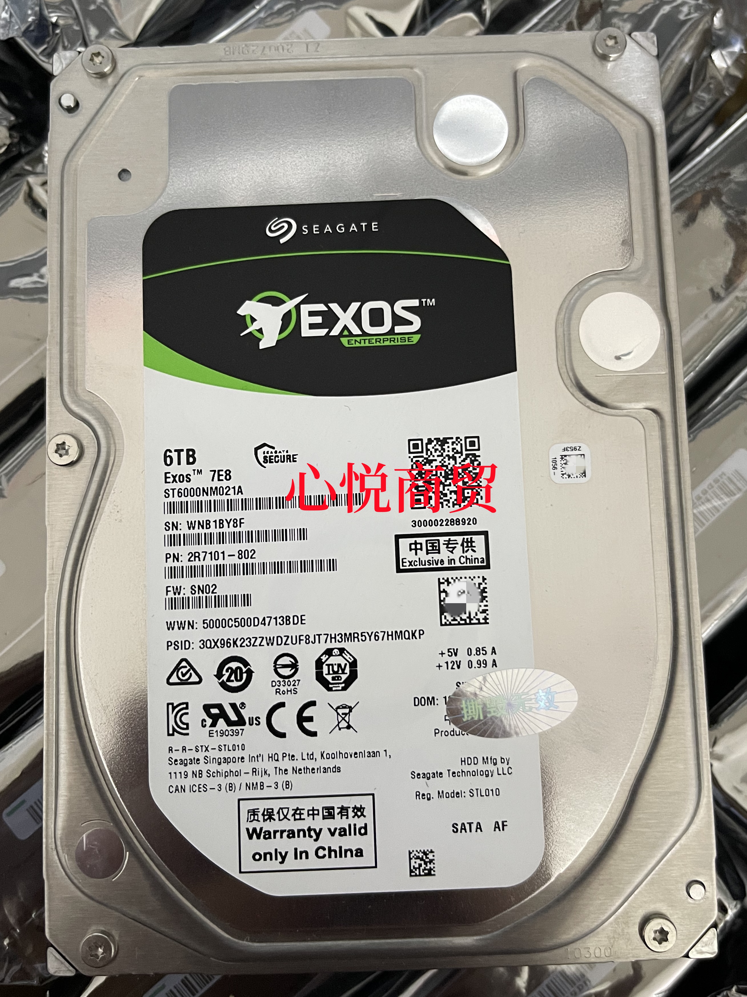 希捷台式机监控硬盘6TBSATA