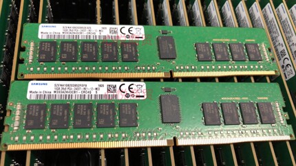 三星 M393A2K43BB1-CRC 16G 2RX8 DDR4 2400 REG ECC 服务器内存