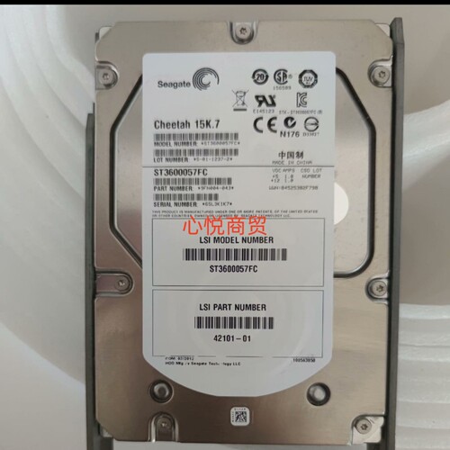 浪潮 LSI 42101-01 600G 15K 3.5寸 FC AS1000G3 AS500H 存储硬盘