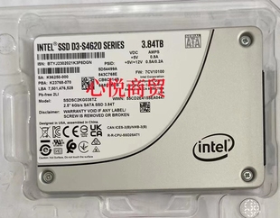 英特尔 SSDSC2KG038TZ SATA 3.84T 2.5 S4620 SSD固态硬盘 6gb