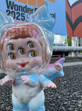 Unbox猫猫虫Abao小怪兽Dede兔兔子蜘蛛妹潮玩展会TTE限定手办大娃