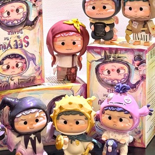 现货包邮哦崽剧场见系列盲盒ozai可爱潮玩公仔摆件手办女生礼物