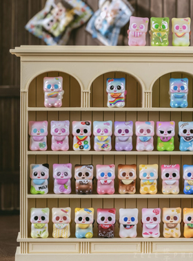 现货pitty喵喵小卖铺萌粒盲盒潮玩手办可爱公仔摆件女生日礼物