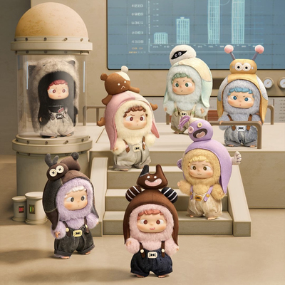 现货黑玩哦崽ozai情绪信号光影毛绒盲盒潮玩可爱公仔手办送礼物