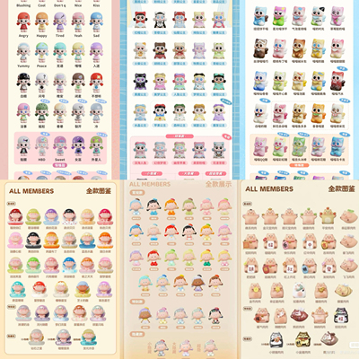 现货倒倒pitty阿玛莉莉丝萌粒盲盒全新端盒潮玩手办可爱摆件礼物