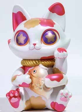 Cassy卡茜猫御守猫鱼姬猫锦鲤猫海神400体大娃潮玩展会限量手办