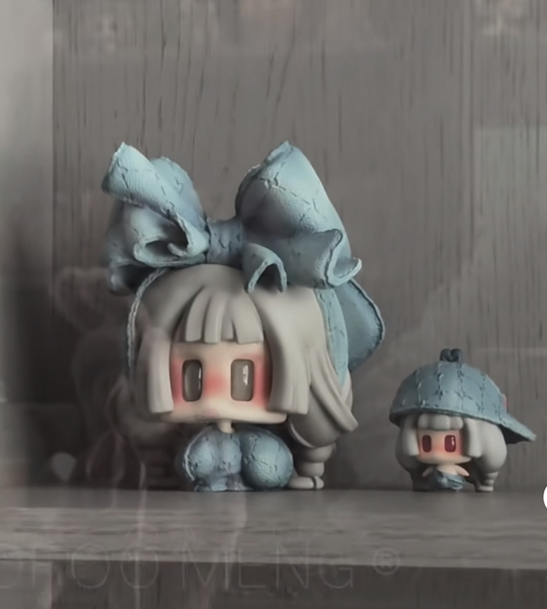 现货Mooroo酱酱丹宁Q酱潮玩手办可爱公仔摆件女生日礼物