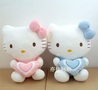 hello kitty公仔凯蒂哈喽KT布娃娃猫咪玩偶抱枕女生睡觉毛绒玩具