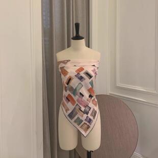 小香【集邮藏家】jenn*ie同款怒省8K！可当抹胸穿丝巾