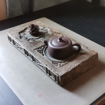 汉砖小铺茶台古砖砚台壶承干泡台