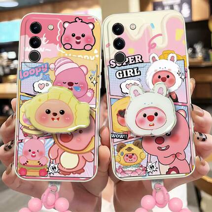 日韩卡通露比适用OPPOReno14手机壳Reno13/10/7/56/8/9/11/12全包防摔A3A2A5女findX7/X5/X6/X8Pro软硅胶壳套