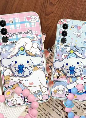 卡通玉桂狗适用荣耀400手机壳荣耀300/80/6070/90/100/200全包play7T女6T防摔荣耀X70X50X40X60pro软硅胶壳套