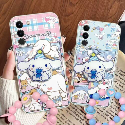 卡通玉桂狗适用三星Galaxy S25/S23/S21/S20/S22/S24手机壳A71A73全包A56A36A81A90防摔A55A53A52A54软硅胶套