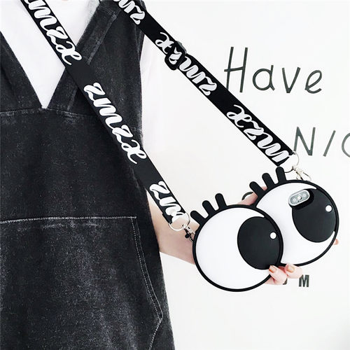 OPPO软个性创意斜跨挂绳全包防摔