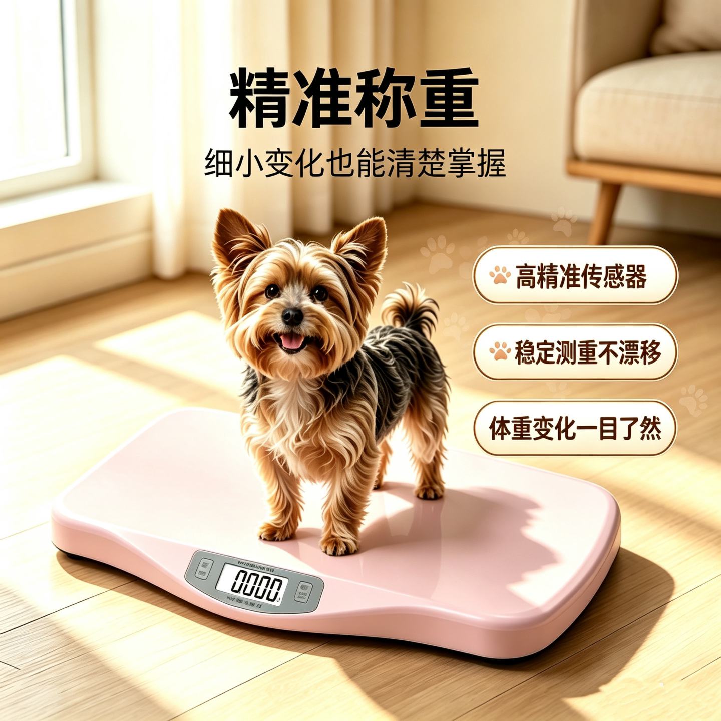 大中小型宠物专用体重秤高精度