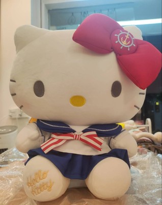 hellokitty公仔正版jk服装凯蒂猫玩偶哈喽kt毛绒玩具可爱女生礼物