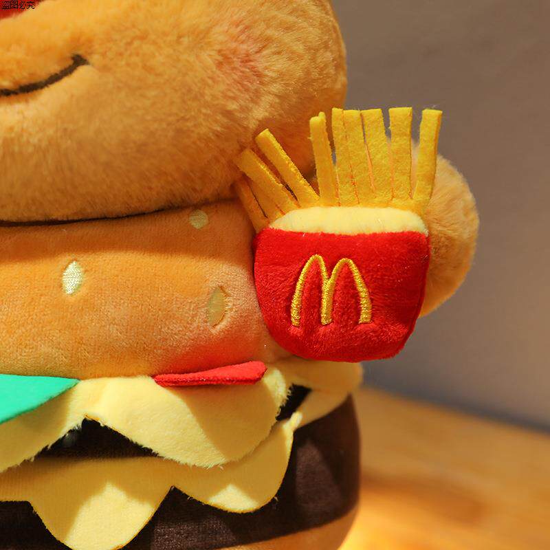 娃娃大抱可爱号大枕软黄油公仔毛绒玩具玩偶小熊睡觉汉堡儿童正版