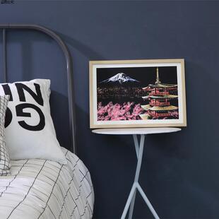 解压刮彩色图案画刮夜景城市刮画风景有制作diy璀璨彩虹都市手工