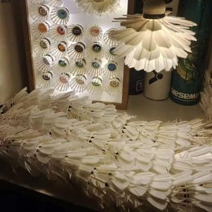 送给羽毛球人挂件的手工氛围包高礼物灯感小夜灯羽球颜值diy材料