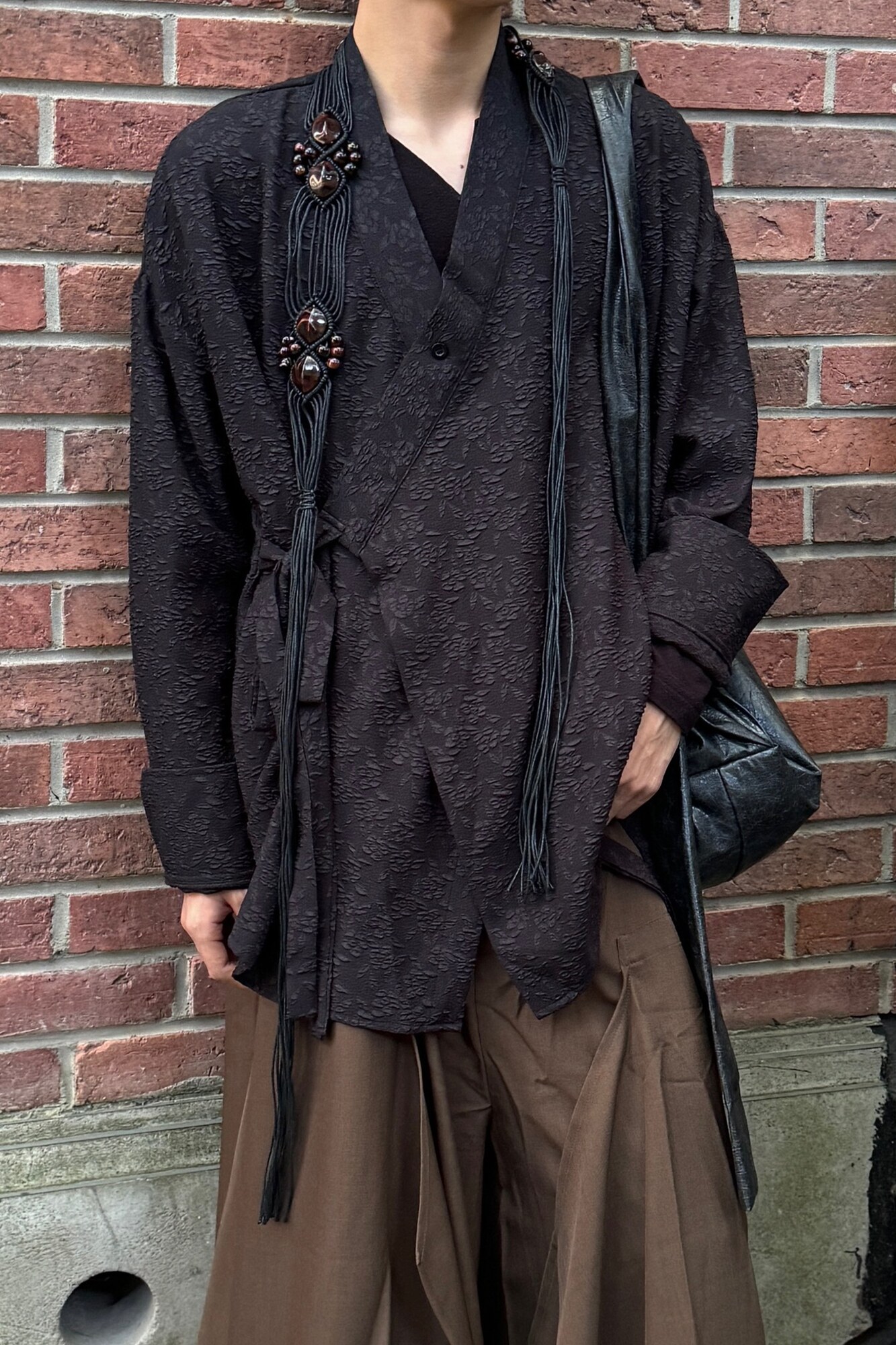 Avant-Garde Yamamoto Style Panel Patchwork Tassel Skirt Pants - Product image 3