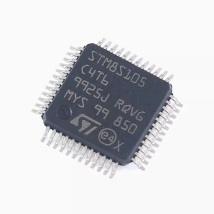 原装 STM8S105C4T6TR LQFP-48 16MHz/16KB闪存/8位微控制器-MCU