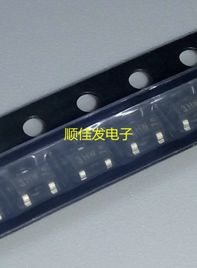 BC857W,115 SOT-323 丝印3H** PNP 100mA/45V贴片三极管 全新 5个