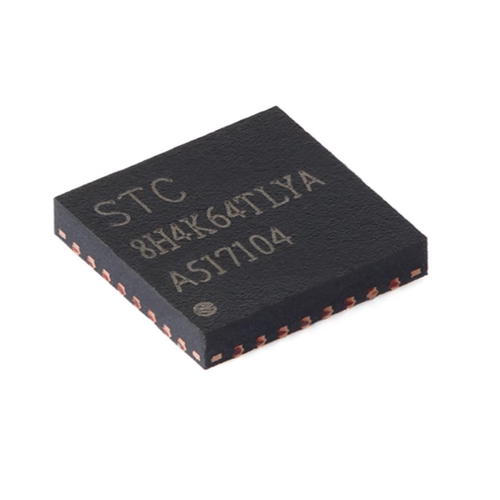 原装正品STC8H4K64TL-45I-QFN32 1T 8051单片机 微控制器MCU芯片