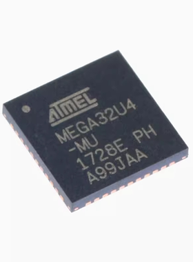 原装正品 贴片 ATMEGA32U4-MU QFN-44 8位 微控制器 芯片 16MHZ