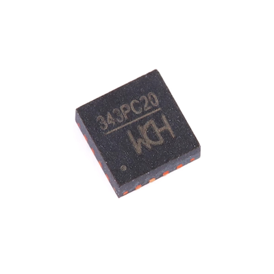 原装正品 CH343P 贴片QFN-16 343P USB转高速串口芯片