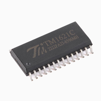 TM1621C(TA2101B)新版本SOP-28内存映象和多功能的LCD驱动器 10个