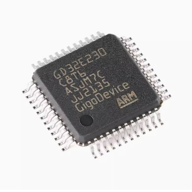 原装GD32E230C8T6 LQFP-48 ARM Cortex-M23 32位微控制器-MCU芯片