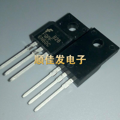 FQPF6N60C TO-220F 场效应管 全新FAIRCHILD 原装 可直拍 5个